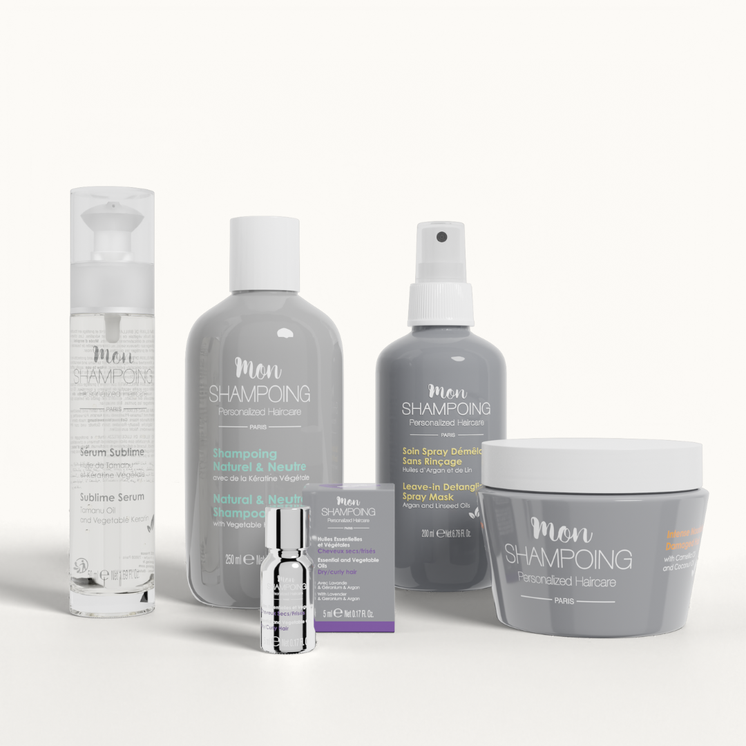 Routine cheveux secs à très secs