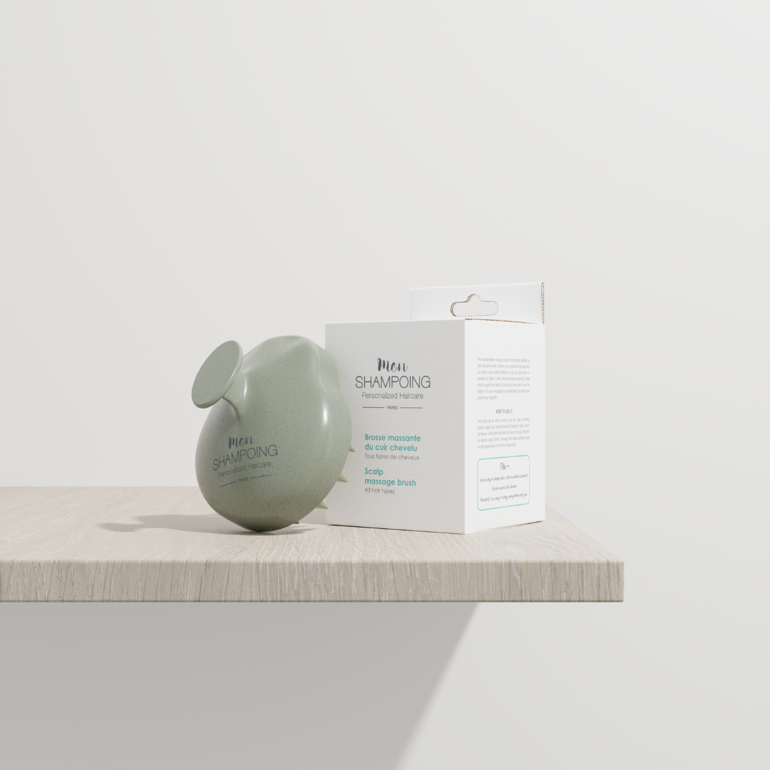 Brosse massante biodégradable