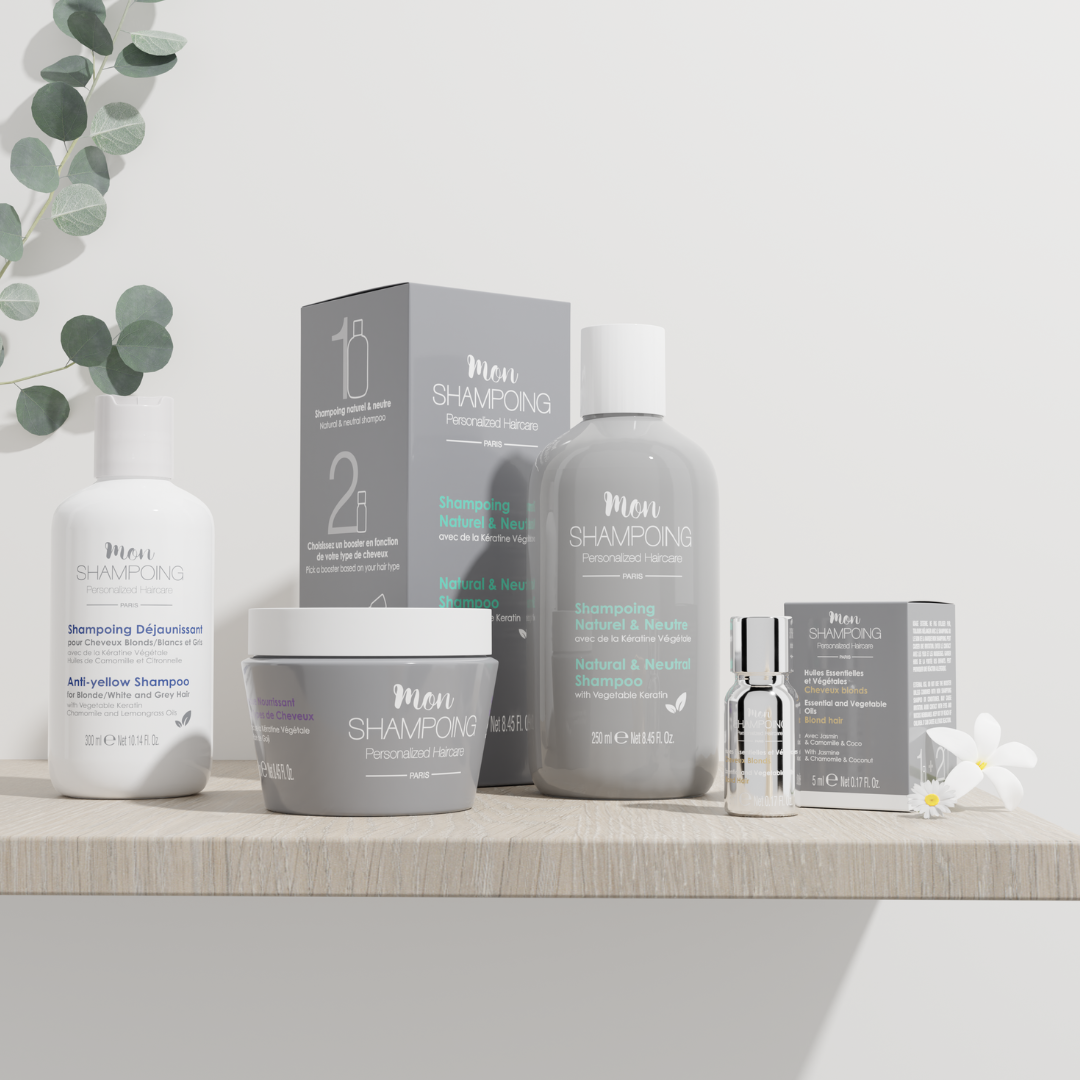 Routine cheveux blonds